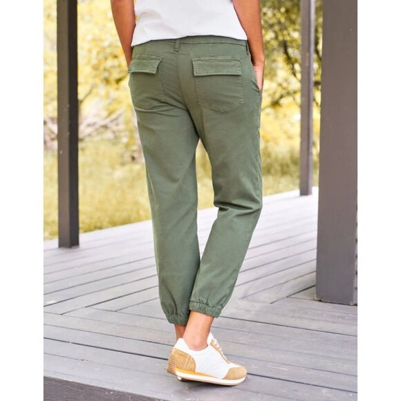 Frank and Eileen Foxrock Italian Utility Jogger Army Size 14 - Picture 3 of 10